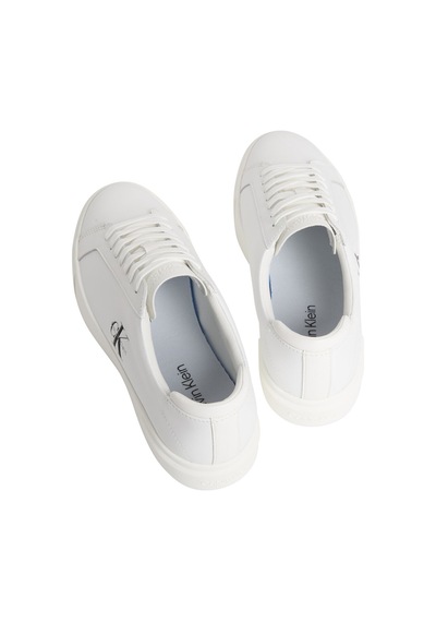 Calvin Klein Jeans Erkek Basket Cupsole Laceup Lth Ml Ayakkabı Ym0ym014600k4 Beyaz