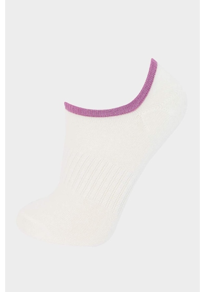 Defacto Kadın 3lü Pamuklu Sneaker Çorap E2090axnswt1 Beyaz-wt1