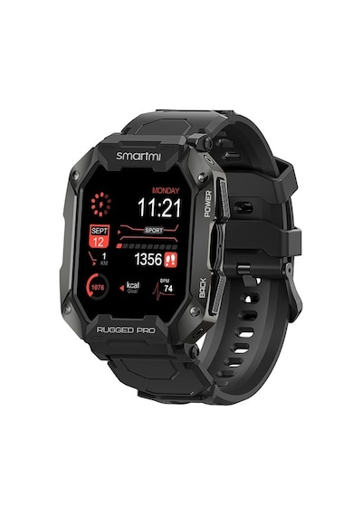 Smartmi Rugged Pro Akıllı Saat Siyah (İthalatçı Garantili)