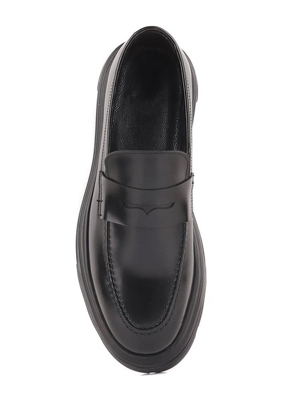Shoetyle - Hakiki Açma Deri Günlük Erkek Ayakkabı - 250-132470-1551 Siyah