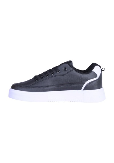 Luttoon Prt-4302 Syh-byz Cilt Erkek Sneaker Ayakkabı Siyah