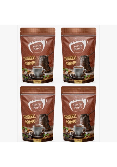 Saray Keyfi Fındıklı Osmanlı Kahvesi 4 x 200 G