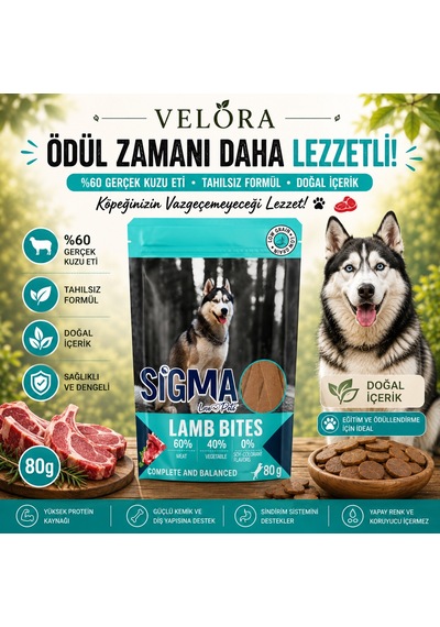 Sigma Chicken Bones Tavuk Etli Köpek Ödül Maması 80 Gr Tahılsız Premium Köpek Ödülü Doğal İçerik
