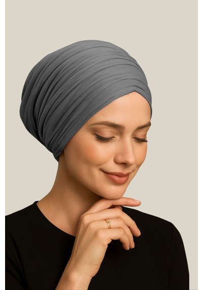 Alaturka Pratik Hazır Geçmeli Bone Gri