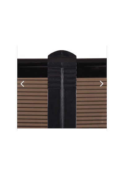 Kapı Üstü Pratik Sundurma 240 Cm X 80 Cm Siyah Ayak -bronz Levha