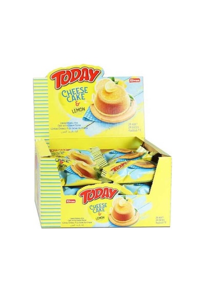 Today Limonlu Cheese Kek 45 Gr. 24 Adet (1 Kutu)