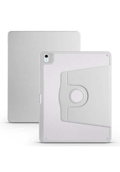 Arabulalaca Apple Uyumlu iPad Air 13 2024 Gri Renginde Kalem Bölmeli Dönebilen Stantlı Kılıf Standlı Kapak Arabulalaca Apple Uyumlu iPad Air 13 2024 Gri Renginde Kalem Bölmeli Dönebilen Stantlı Kılıf Standlı Kapak