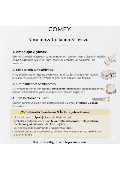 Viscolog Comfy Yeni Nesil Bohem Tekli Koltuk,yataklı Katlanır Berjer,yer Yatağı, Modüler Yapı 75x75cm 85cm Krem