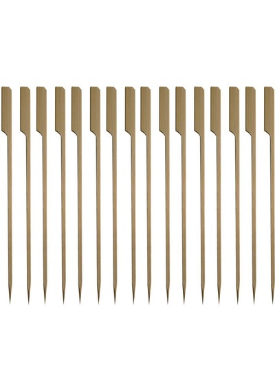 25cm. Yassı Bambu Çöp Şiş 200 Adet