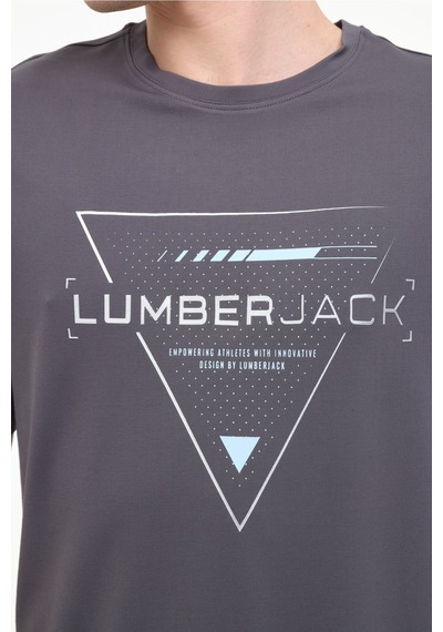 Lumberjack 5m Ml Cris 11c-elg22001 5fx Erkek Günlük Tişört 101983387 Gri Gri