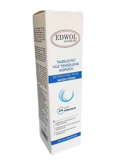 Edwol Tazeleyici ve Nemlendirici Yüz Temizleme Köpüğü 200 ML