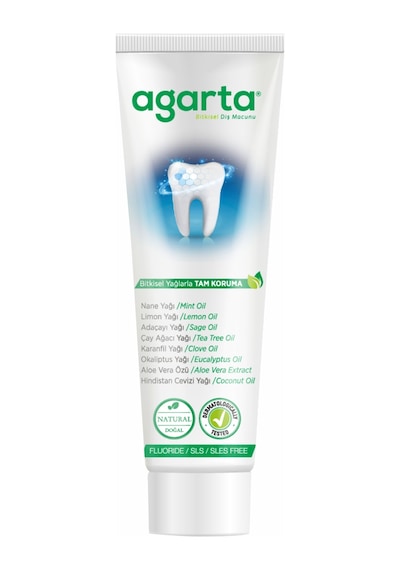 Agarta Bitkisel Florürsüz Diş Macunu 100 ML