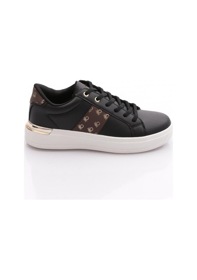 Benetton Bni-12132 Kadın Sneaker Ayakkabı Siyah Beyaz