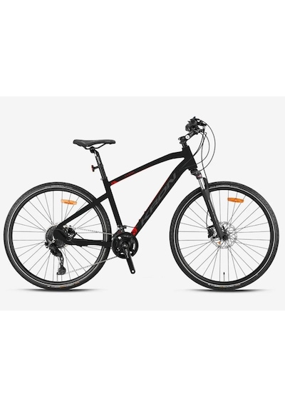 Kron Tx 500 - 28'' Cıty - 20' - 20 Vites - H.dısc - Mat Siyah - Füme-kırmızı Siyah