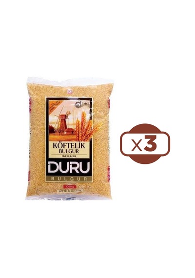Duru Köftelik Bulgur 3 x 1 KG