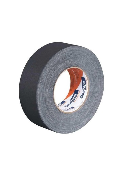 Shurtape P- 628 Profesyonel Sınıf, Kaplamalı Gaffer Bandı, Sosyal Mesafe İşaretleme, 48 Mm X 50 M, Siyah, 1 Rulo 138775