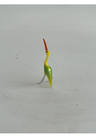 El Yapımı Mini Murano Cam Flamingo Biblo A140-01