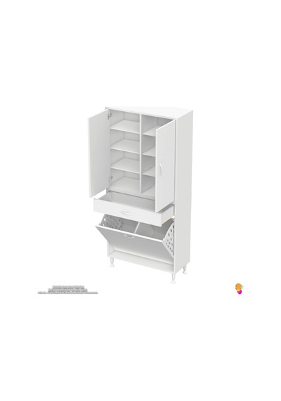 Eliusta Reli Dolap Beyaz Çok Kullanımlı 75 Cm Eninde Banyo Dolabı 75x171x32,5 Cm 2 Kapak 6 Raf Dolap Beyaz Eliusta Reli Dolap Beyaz Çok Kullanımlı 75 Cm Eninde Banyo Dolabı 75x171x32,5 Cm 2 Kapak 6 Raf Dolap Beyaz