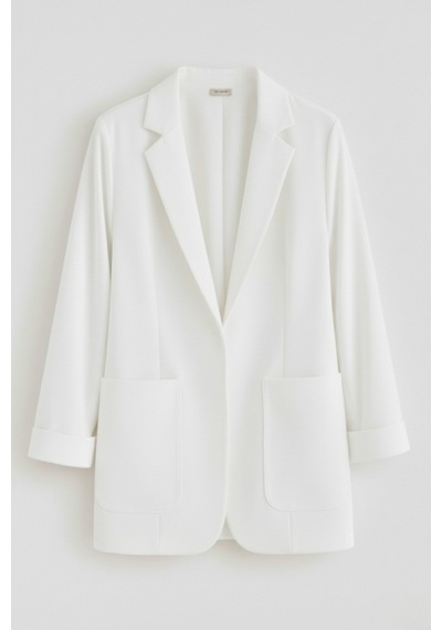 Hanezza Yeni Sarap Rengi Kadın Blazer Ceket Büyük Beden Takım Elbise Uyumlu Beyaz - 5553107 Beyaz Hanezza Yeni Sarap Rengi Kadın Blazer Ceket Büyük Beden Takım Elbise Uyumlu Beyaz - 5553107 Beyaz