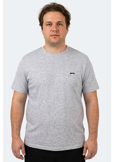 Slazenger Rosalva Jmb Erkek Büyük Beden Gri Tişört