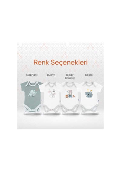 Gezenbebe Hero Bebekler İçin Kısa Kol Body 001