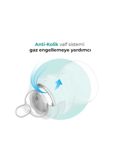 Mamajoo Anti-kolik Biberon Emzikleri 0ay+, Yavaş Akışlı, 2li Paket