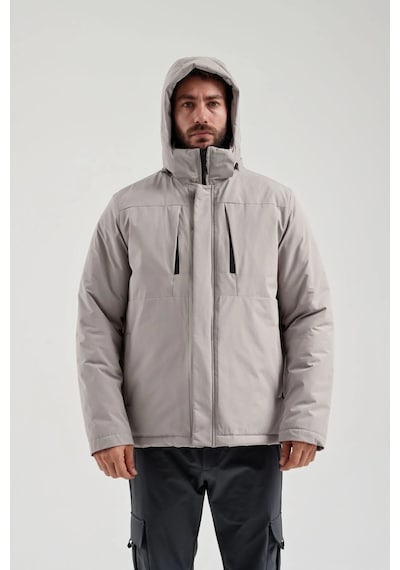 Exuma Skı Jacket Erkek Mont 2111054 Gri Siyah