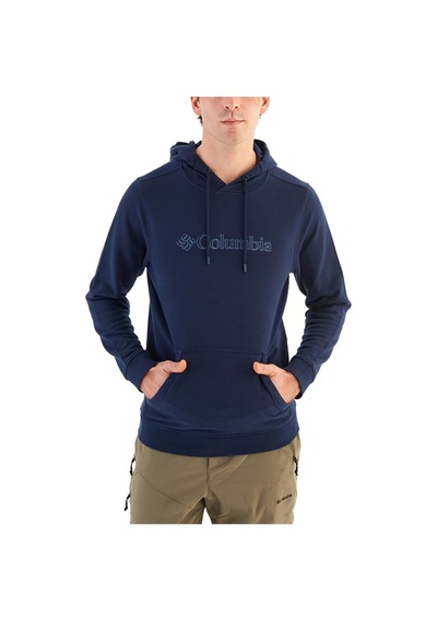 Columbia Csc Branded Shadow Erkek Kapüşonlu Sweatshirt-5970 Koyu Lacivert