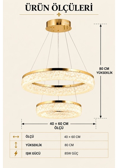 Modern Premium Gold Mermer Desenli Ledli Avize Salon Yemek Odası Avizesi 85w
