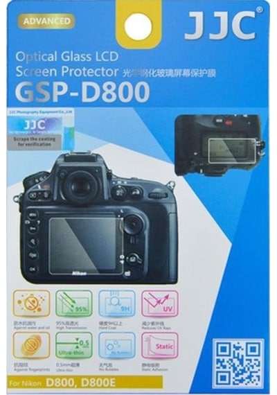 Jjc Nikon D800 D800E Uyumlu Ultra İnce 0.3 MM LCD Ekran Koruyucu