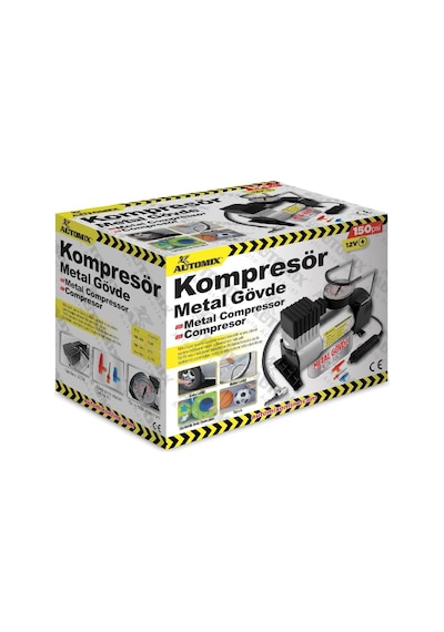 Metal Kompresör Araç Lastik Ve Hava Basınçlandırma Cihazı Diğer