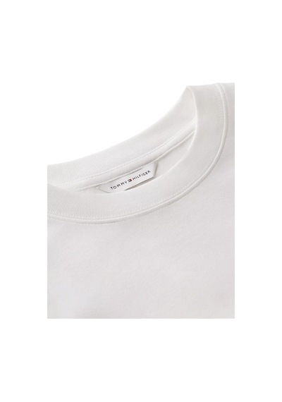 Tommy Hilfiger Scrıpt New Reg C-nk S/s Tshırt Kadın Beyaz T-shirt - Ww0ww52360