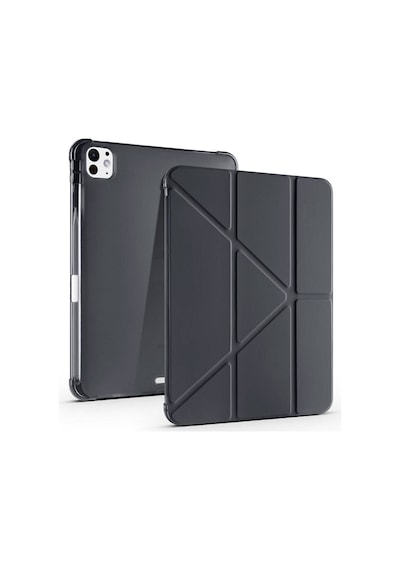 Apple Uyumlu iPad, Pro 11 2025 M5 Tablet Kılıf Kalem Bölmeli Standlı Lüx Smart Cover Kapaklı Kılıf