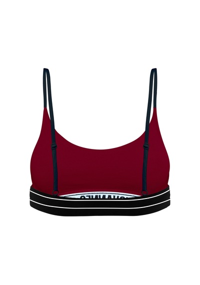 Yohannes Club, Kadın Pamuklu İç Çamaşırı Takımı, Renk Seçenekli, Bralet-kemerli Bikini Slip Bordo