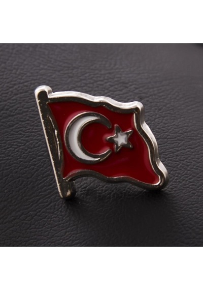 Ay Yıldız Yaka Rozet Çok Renkli