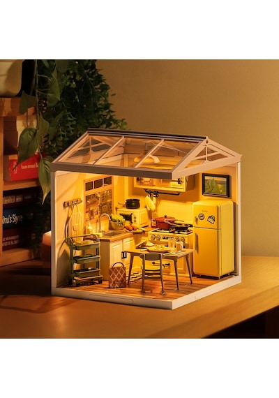 Rolife Dw008 Mutlu Yemekler Mutfağı Happy Meals Kitchen Dıy Minyatür Maket Model Seti Mini Dollhouse 3d Model Kit Detaylı Dekoratif Hobi Seti 3d Puzzle Tiny House Rolife Dw008 Mutlu Yemekler Mutfağı Happy Meals Kitchen Dıy Minyatür Maket Model Seti Mini Dollhouse 3d Model Kit Detaylı Dekoratif Hobi Seti 3d Puzzle Tiny House