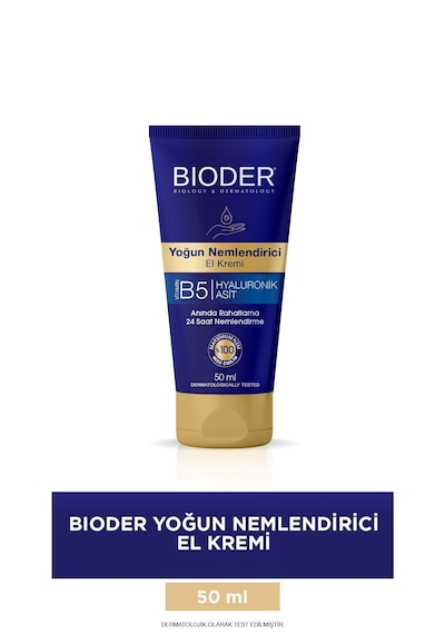 Bioder Yoğun Nemlendirici El Kremi 50 ML