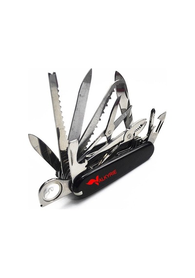 Valkyrie17 Fonksiyonlu Çok Amaçlı Multitool Çakı Profesyonel Outdoor & Günlük Kullanım