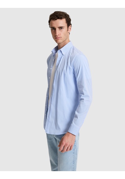 Pierre Cardin Erkek Mavi Gömlek Desenli 50320890-vr036