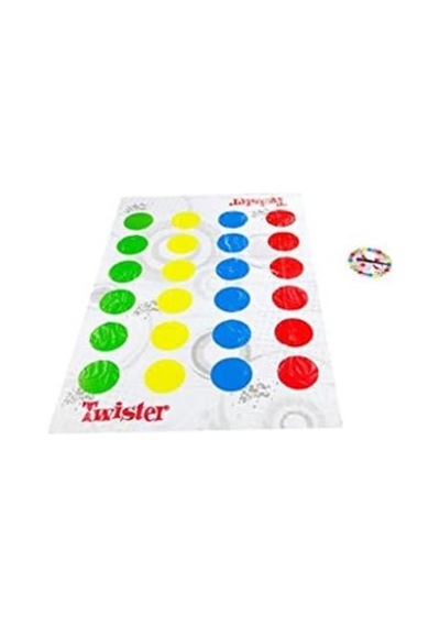 Hasbro Gaming Klasik Twister Oyunu Çocuklar İçin Parti Oyunu İç Mekânda Aktif Oyun Eğlencesi 6 Yaş Ve Üzeri 2 Veya Daha Fazla Oyuncu Aile Oyunu 50 x 22