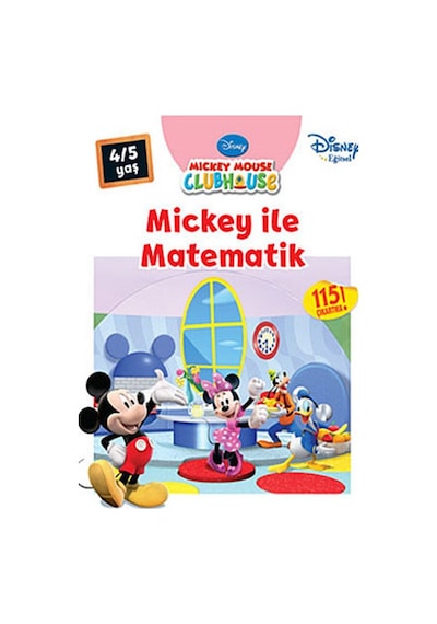 Mickey İle Matematik 4-5 Yaş- Doğan ve Egmont Yayıncılık