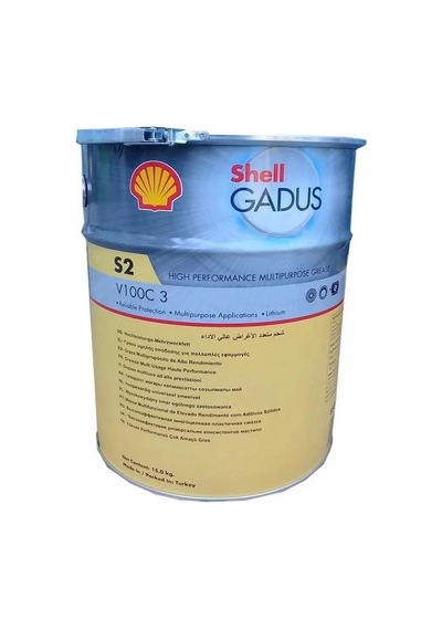 Shell Gadus S2 V100c 3 Yüksek Performanslı Genel Amaçlı Mavi Rulman Gresi 15 KG