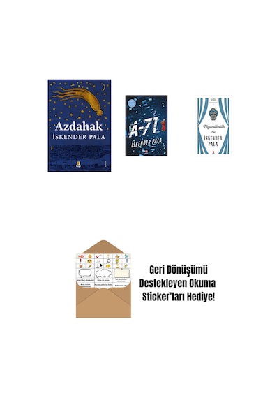 Azdahak + A-71 + Nizamülmülk Ciltli + Okuma Sticker'ları