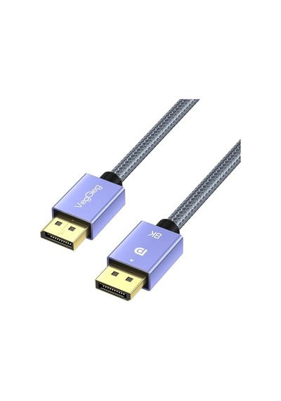 8k/60hz 4k/165hz 2k/240hz Displayport 1.4 Kablo 2 Metre Genel