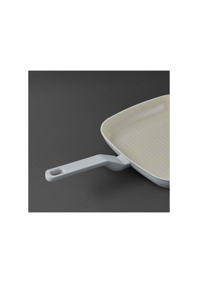 Jumbo Swiss Crystal Light Grey Grill Tava 28 Cm Gri