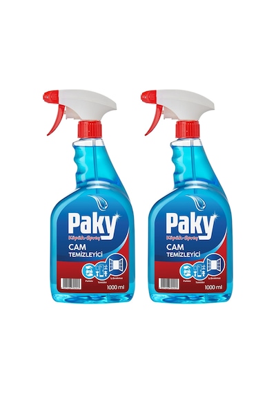 Paky Cam Temizlik Köpüğü Trigger Sprey 2 x 1 L