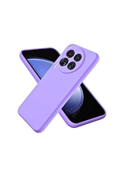 Tecno Camon 30 CL6 Uyumlu Silikon Kılıf - Kamera Korumalı Esnek Pastel Renk Kapak - Lila
