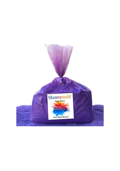 100 Gram Mor Mum Boyası Mor