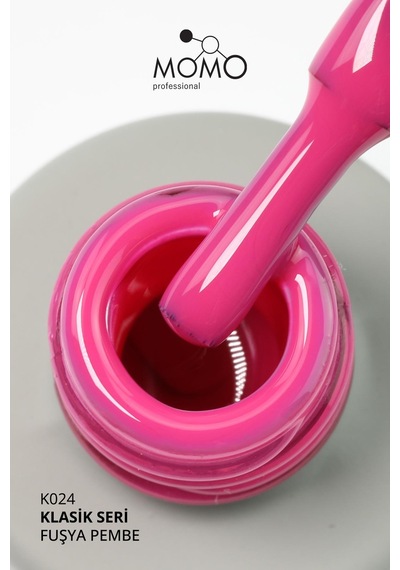 Momo Professional Kalıcı Oje K024 Fuşya Pembe 14 Ml