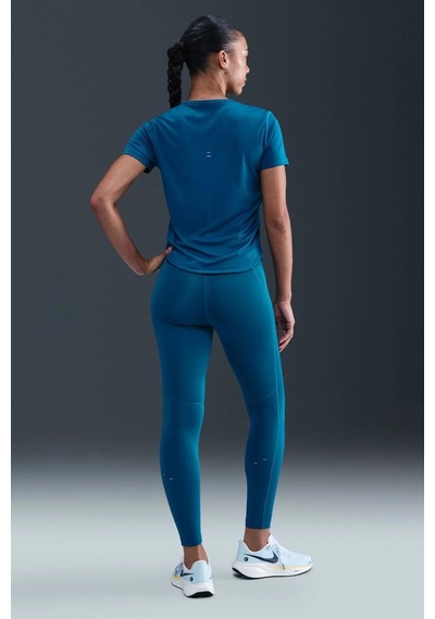 Nike Dri Fit Tempo Hr 7/8 Swoosh Run Tight Yüksek Bel Koşu Antreman Taytı Yeşil
